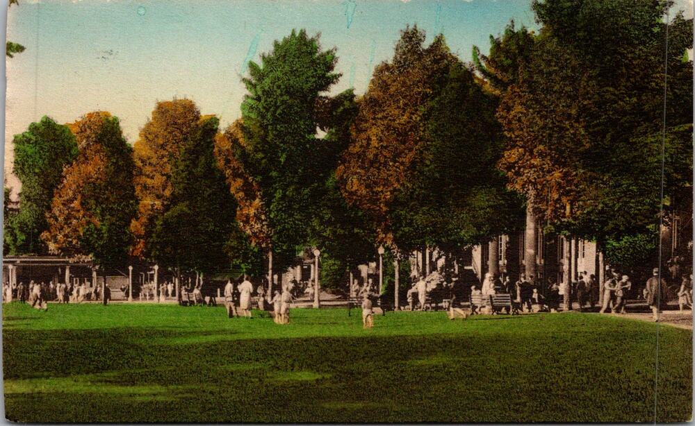 The Colonnade & Post Office Chautauqua NY Vintage Postcard SP17-15